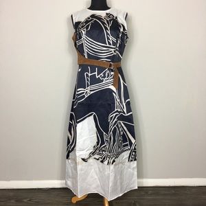 🐎 Unique Horse Print Dress w/ leather belt 🐴